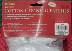 Allen Gunsmith Cotton Cleaning Patches 550 Various Sizes 7080