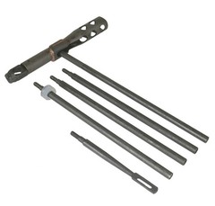 M1 Buttstock Cleaning Kit Set, 8-32 TPI 5PC Rod in Green Pouch,Oiler, Combo Tool