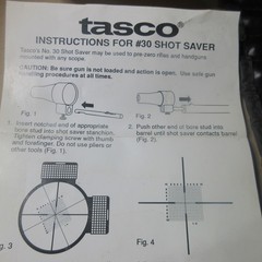 Tasco Shot Saver 30 & 35E Bore Sighter Kit