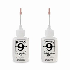 Hoppe’s No. 9 Lubricating Gun Oil 14.9ml Precision Needle Tip Bottle 3060 2-PacK