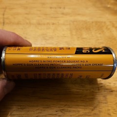 Hoppe’s High Viscosity Lubricant Metal Tin Vintage Very Penetrating Non-Gumming
