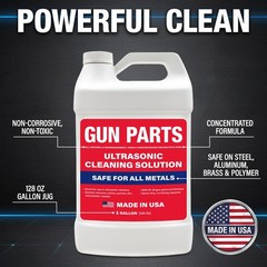 Ultrasonic Gun Cleaning Solution – 1 Gallon/128oz [Made in USA] Concentrated For