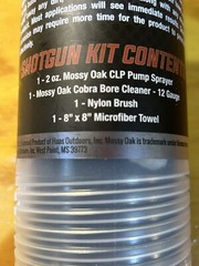 Mossy Oak 12 Gauge Shotgun Combo cleaning kit made in USA