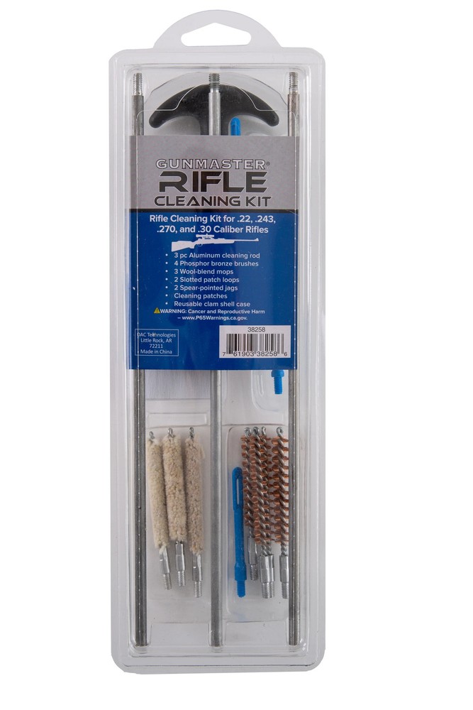 16 Piece Universal Rifle Cleaning Kit 22 243 270 30 Caliber