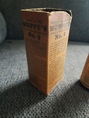 Vintage 1937 HOPPE’S No.9 Nitro Powder Solvent Oil With Manual 30% full