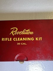 Vintage 1960s Revelation Gun Rifle Cleaning Kit 30 Cal