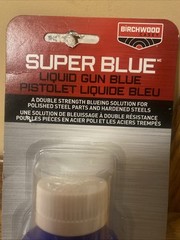 Birchwood Casey SUPER BLUE Liquid Gun Blue – NEW SEALED 3 OZ Restoration
