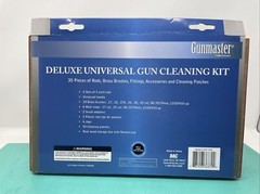 Gunmaster 35 Piece Universal Gun Cleaning Kit Wood Case