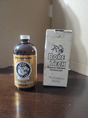 Bore Tech Inc. Benchrest Blend Premium Solvent Large 16oz NOS, Glass Bottle