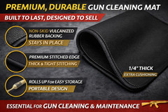 AR-15 Tactical Gun Cleaning Mat 12×36 – Heavy-Duty Non-Slip Armorer Bench Pad 🔥