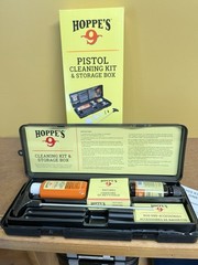 Hoppe’s No. 9 Pistol Cleaning Kit & Storage Box 9mm .357 .380 .38 Calibers PC038
