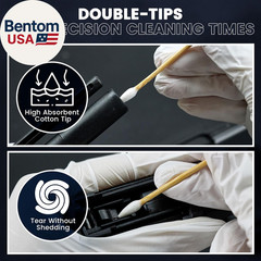 900/400PCS Double-Ended 6″ Pointed Gun Cleaning Swabs – for Precision Firearm Cl