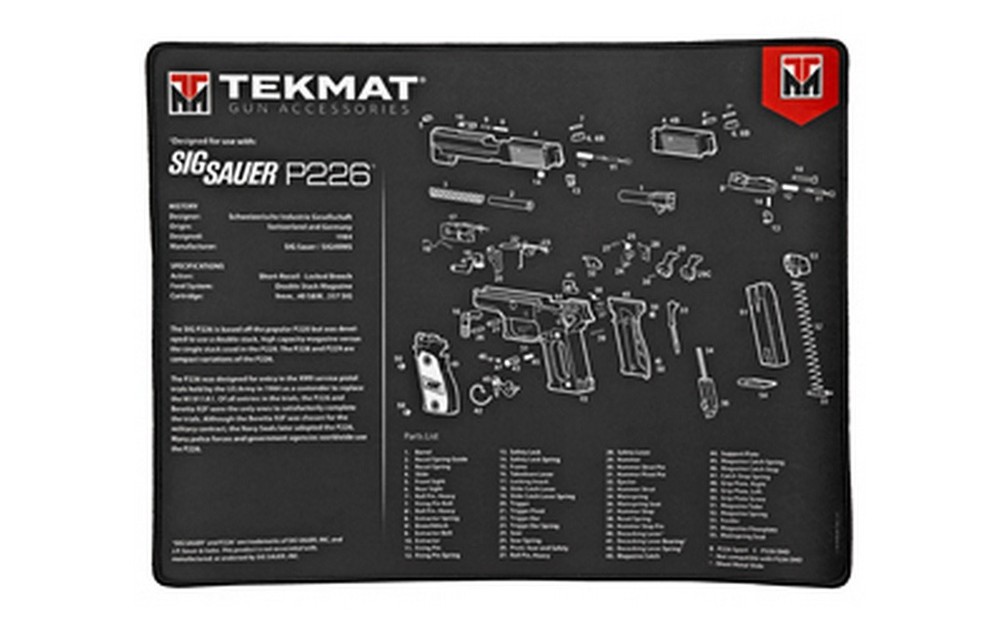 TekMat Sig Sauer P226 Ultra Premium Gun Cleaning Mat 15″ x 20″ – TEK-R20-SIGP226