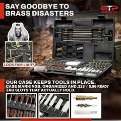 GuardTech Plus Universal Cleaning Kit 60+ Pcs Handgun Shotgun Mens ChristmasGift