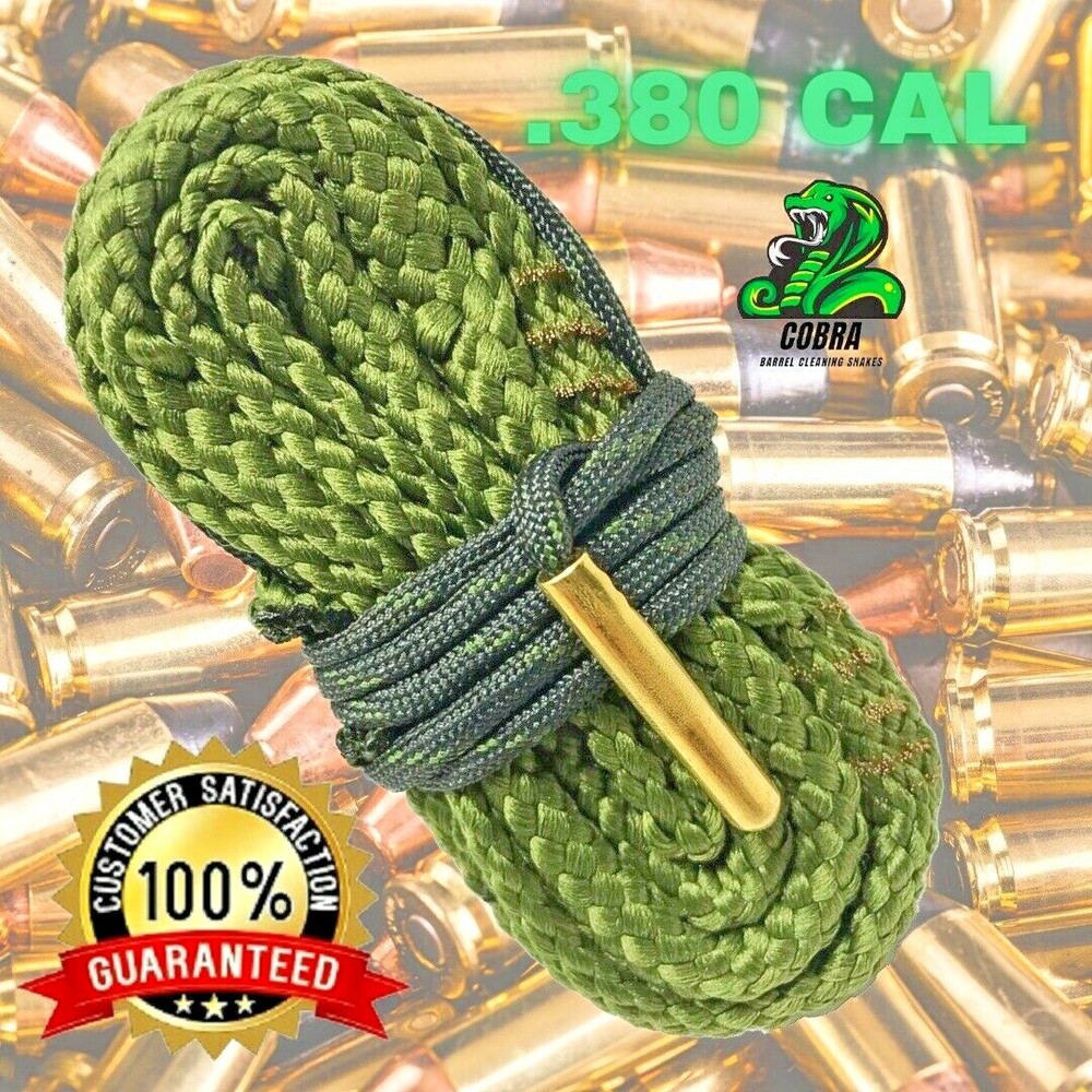 380 Gun Bore Cleaning Rope Lifetime Breakage Warranty – Cobra Barrel Snakes New