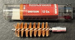 KleenBore 12 GA SHOTGUN BORE BRUSH BRONZE Gun Cleaning Maintenance A186