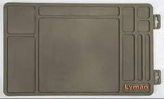 Lyman Essential Gun Mat with Molded storage compartments – Rifle or Handgun Size