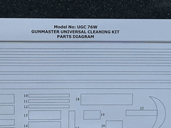 GUNMASTER 22pc Universal Gun Cleaning Kit Model No. UGC 76W New, unused, in box