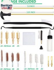 Universal Gun Cleaning Kit Pistol 9Mm .38 .22 .40 .45 Caliber for Handgun Huntin