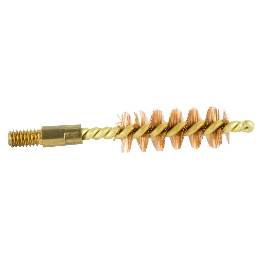 Pro-Shot Bore Brush For 9 mm Pistol #8-32 Thread Bronze Bristles Brass Core – 9P