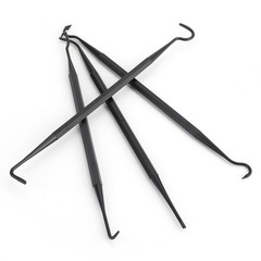 24Pcs Gun Cleaning Nylon Picks Tools Kit Rifle Pistol Clean Tool 6 Sets#
