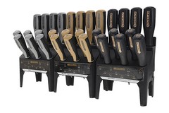 Wheeler 4002882 Hex Torx Screwdriver Set 30 Pc Benchtop Organizer Steel Black