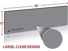 Tekmat Long Gun Cleaning Mat Gray