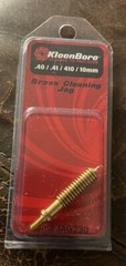New Kleenbore Brass Cleaning Jag .40/.41/410/10mm JAG230