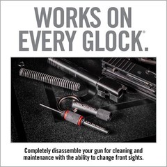 Real Avid 2-in-1 Tool for Glock Handguns, Includes Glock Compatible Front…