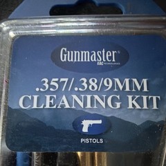 Gunmaster Deep Cleaning Kit w/ Case for .357/.38/9mm, Bore Brush & Mop