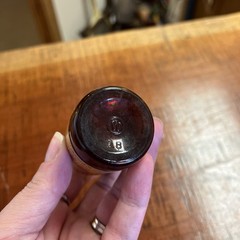 Vintage Hoppe’s Powder Solvent No. 9 *Empty* 2fl.oz. Glass Bottle