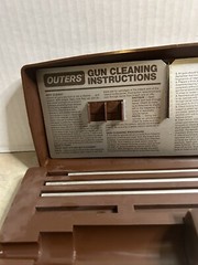 Vintage Outers Gun Cleaning Kit and Plastic Box