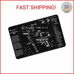 Ultimate Arms Gear Gunsmith & Armorer’s Cleaning Work Tool Bench Gun Mat for S&W