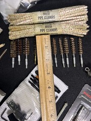 65+ Vintage New & Used Firearm / Gun Cleaning Supplies Bore Wire Bits 36 Brushes