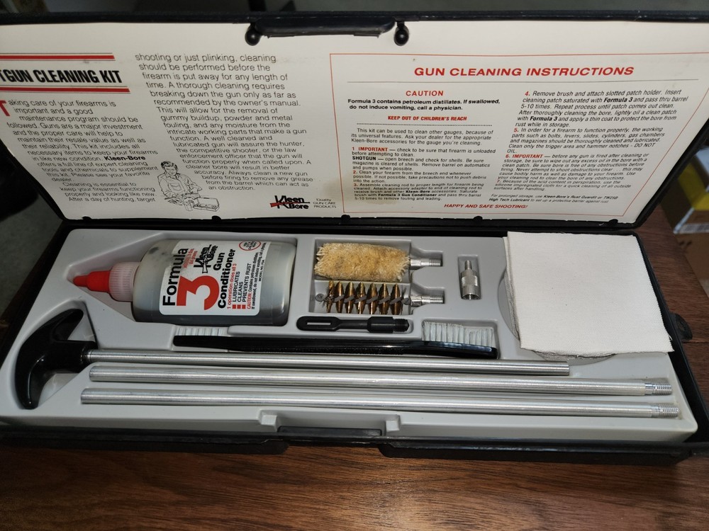 Kleen-Bore; Shotgun Cleaning Kit,12 Gauge Accessories