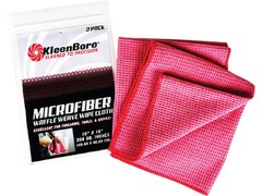 KleenBore Waffle Weave Microfiber Cloths 2PK