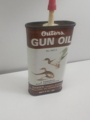 Vintage Outers Gun Oil No.445 A Duck Can Mostly Full
