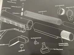 WHEELER DELTA SERIES GUN MAINTENANCE MAT 156824 Exploded View Rubber Back NEW