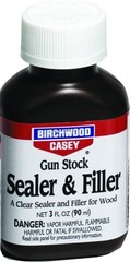 Birchwood Casey 23323 Gun Stock Sealer Filler 3oz Clear Sealant Wood