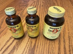 Lot 3 Bottles Hoppe’s Brunswick Co. No. 9 Powder Solvent Gun Cleaning Supplies