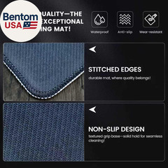 24″X12″ Pistol Cleaning Mat and 100PCS 6″ Cleaning Swabs – Cleaning Mat with Sti