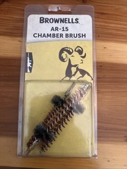 Brownells 223 5.56 Bronze & Stainless Bristle Chamber Brush 8-32 Threads 3 Pack