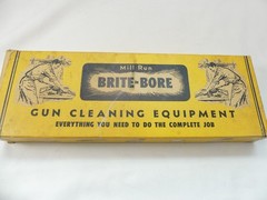 Vintage Mill Run Brite-Bore Gun Cleaning Equipment in Original Box