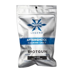 Legend Aftershock Cleaning Cable for 12 Gauge Shot-guns Woven Cotton White Black