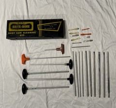 Vintage Brite Bore Box With Assorted Cleaning Rods, T-Handles, And Jags