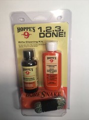 Hoppes 1-2-3 Done .30 Caliber Rifle Cleaning Kit 110030 New