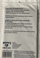 Hoppes Silicone Gun/Reel Cleaning Cloth to Remove Corrosive Epidermal Oils 1218
