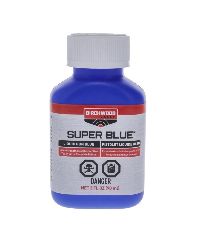 Birchwood Casey Super Blue Liquid Gun Blue 3 Fluid Oz Plastic Bottle – 13425