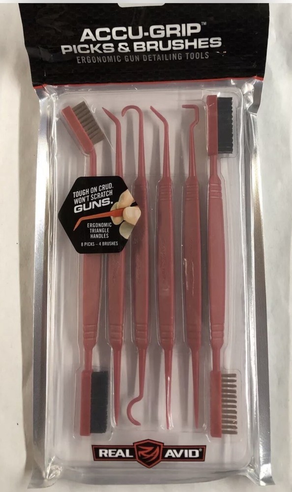 Real Avid Accu-Grip Picks And Brushes Set – Precision Gun Detailing Tools Kit –