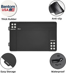 Gun Cleaning Mat, Premium Magnetic Pad with Organizer Parts Tray, Anti-Slip Rubb
